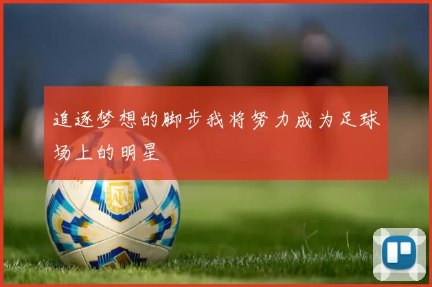 追逐梦想的脚步我将努力成为足球场上的明星